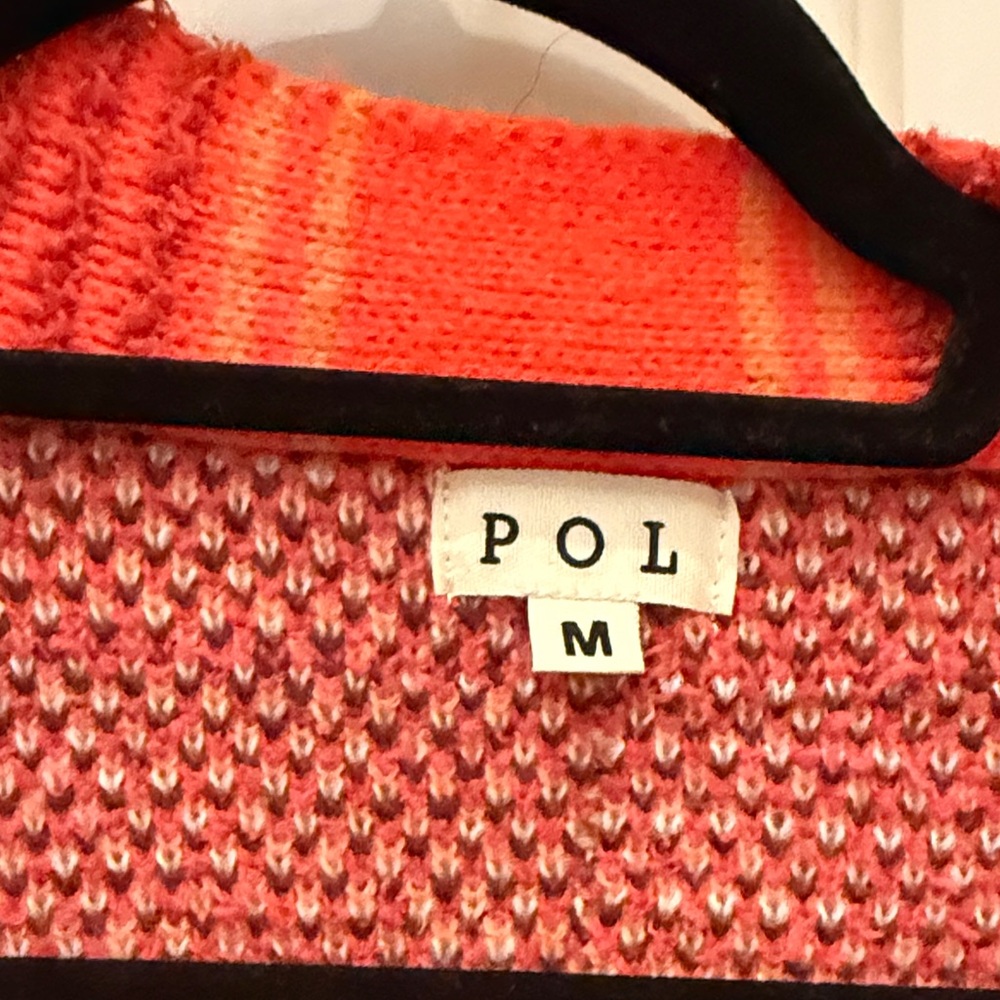 POL Floral Knit Open Cardigan Sweater - Picture 2 of 3